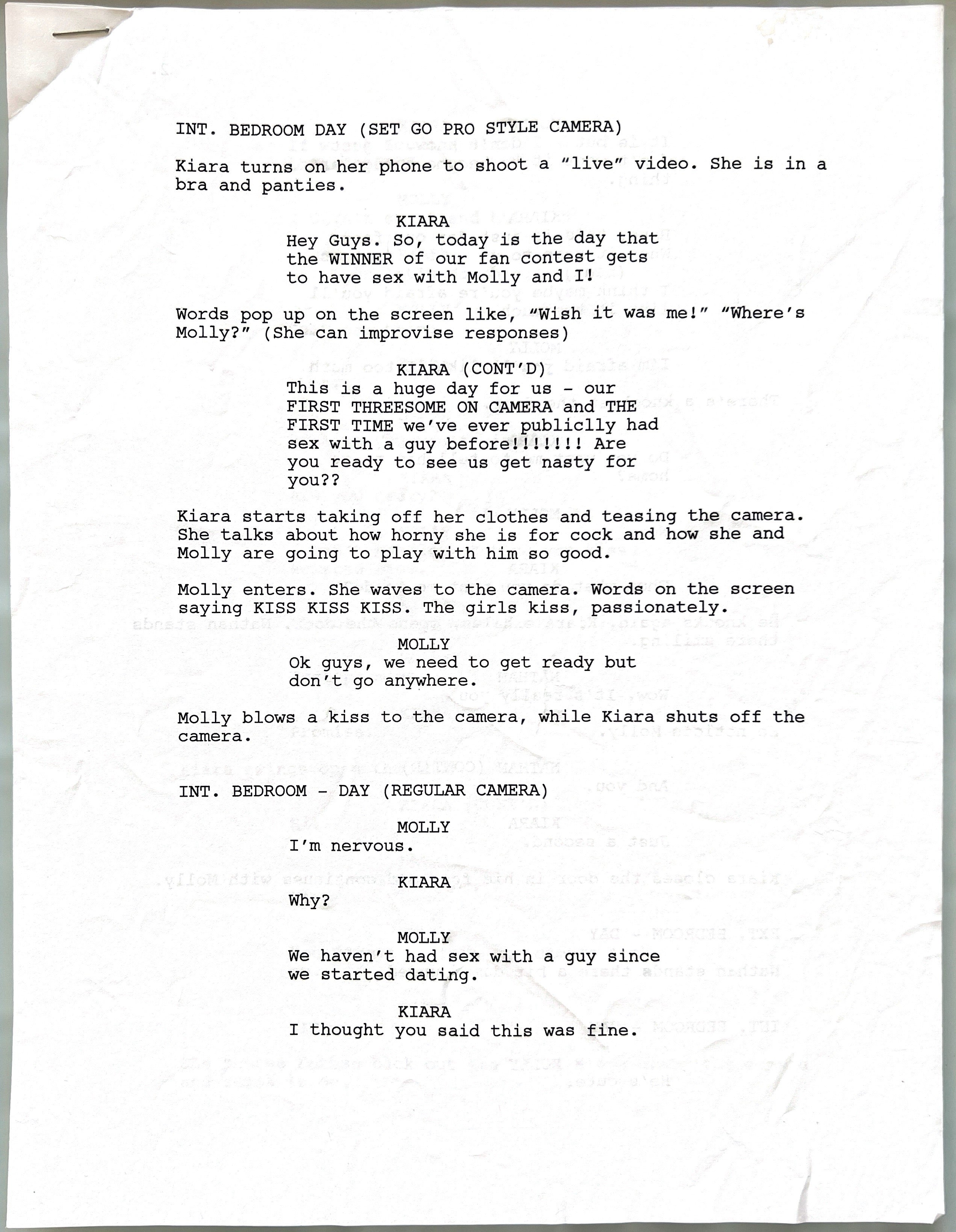 “The Fan” Signed Script and Wardrobe – SHOP KIARA COLE