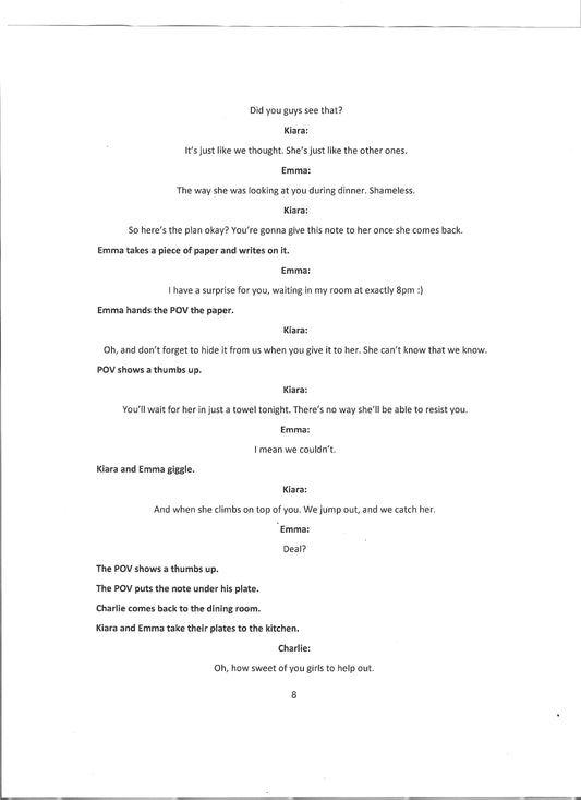 Signed Script