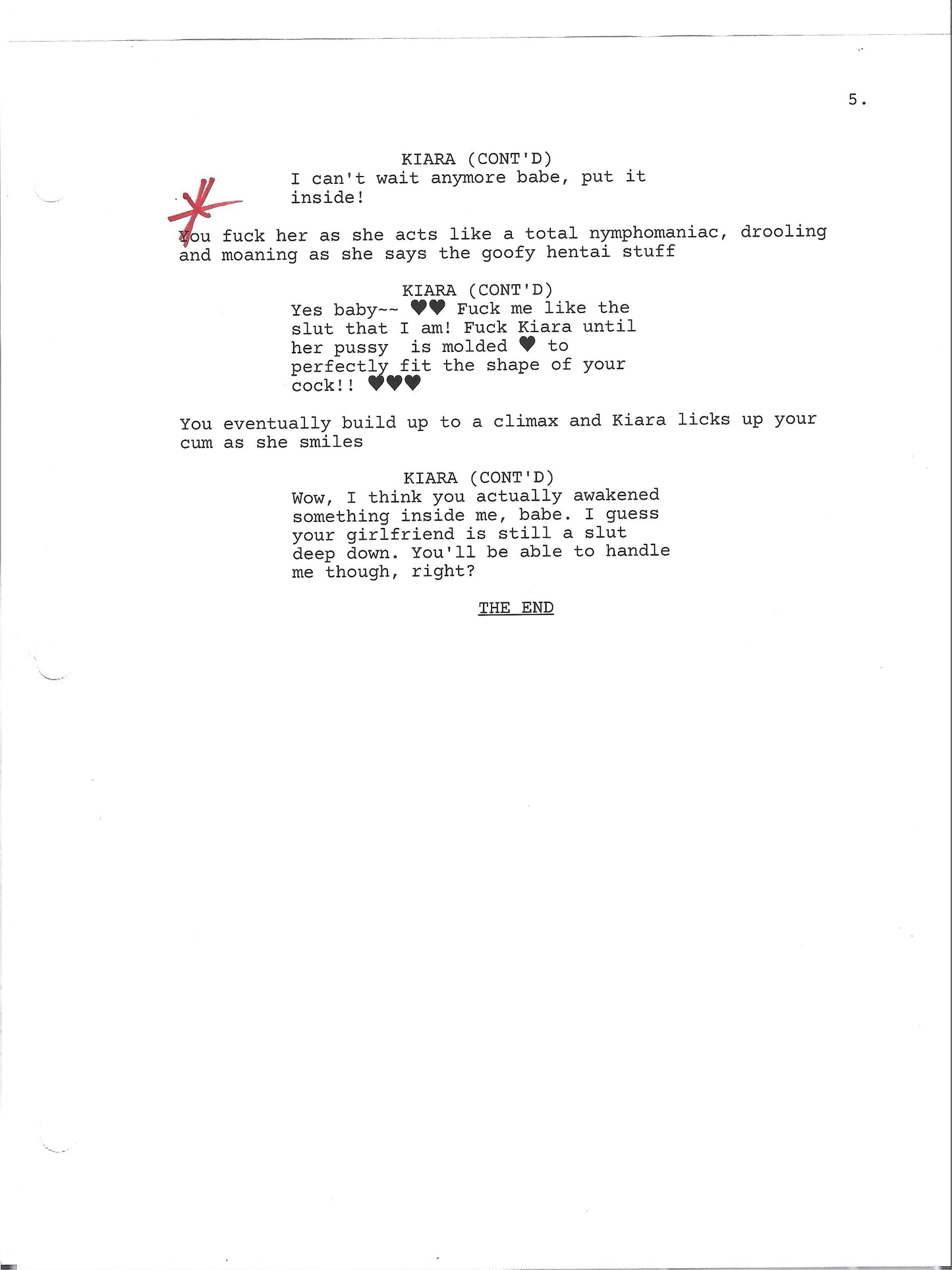 “In A Past Life” Signed Script